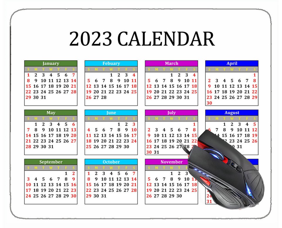 2023 Mouse Pad Calendar,White Custom Gaming Mouse Pads,mouse Pad Calendar 2023 | eBay 2023-mouse-pad-calendar-white-custom-gaming-mouse-pads-mouse-pad-calendar-2023-ebay