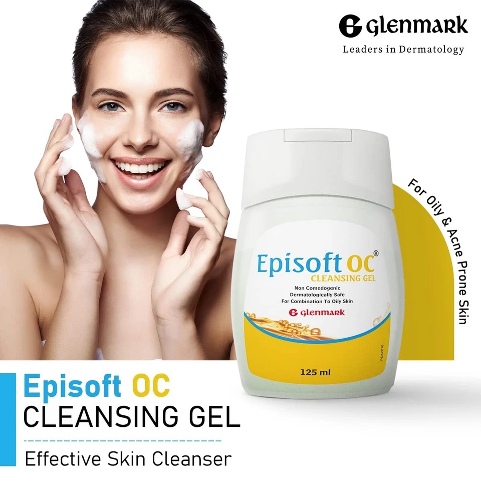 Episoft OC Cleansing Gel for Acne Prone Skin | Dermatologist Prescribed | 125ml - Image 3 of 4