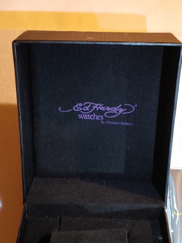 Ed Hardy di Christian Audigier - Orologio e scatola Wildcat - con opuscolo come da foto - Foto 19 di 21