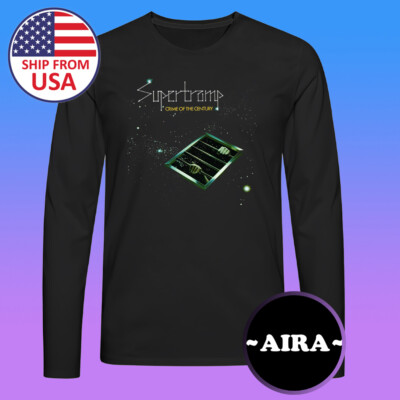 Supertramp Crime of The Century Men's Black Size S-2XL
