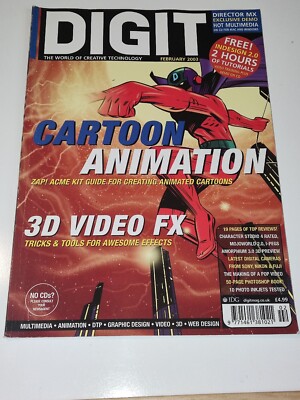 Digit Magazine February 2003 Creative Digital Art Internet Media Issue 57
