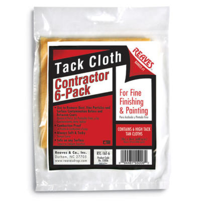 Tack Cloth Contractor 6 pack 18'' x 36'' for Fine Finishing & Painting Remove Dust