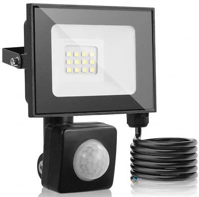 DENOTIP Proiettore LED Faro Faretto Esterno con Rilevatore di Movimento 10/20/30/50/100W DHL