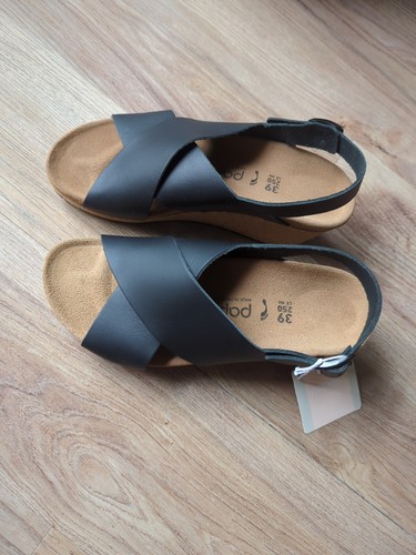 Birkenstock Papillio Samira Wedge Slingback Leather Sandals EU 39 Womens 8-8.5 - Picture 2 of 12