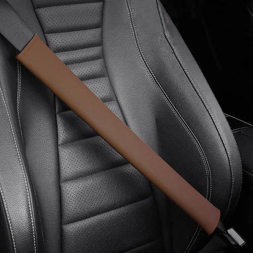 Universal PU Leather Seat Belt Set Cover Long Shoulder Pad Strap Protector 5Pcs - Bild 15 von 27