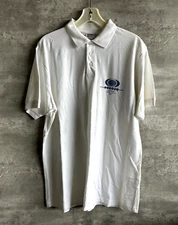 2007 B & C Safran 21st ICDERS Poitiers France White Combed Cotton Polo Shirt XL