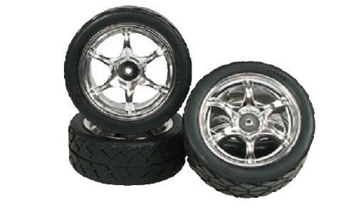 3Racing 5 Spoke Tire and Rim Set for Lazer ZX-05 (4pcs)- Silver | eBay