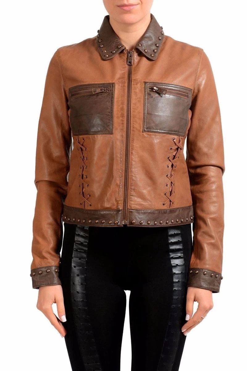 just cavalli leather jacket products for sale | eBay