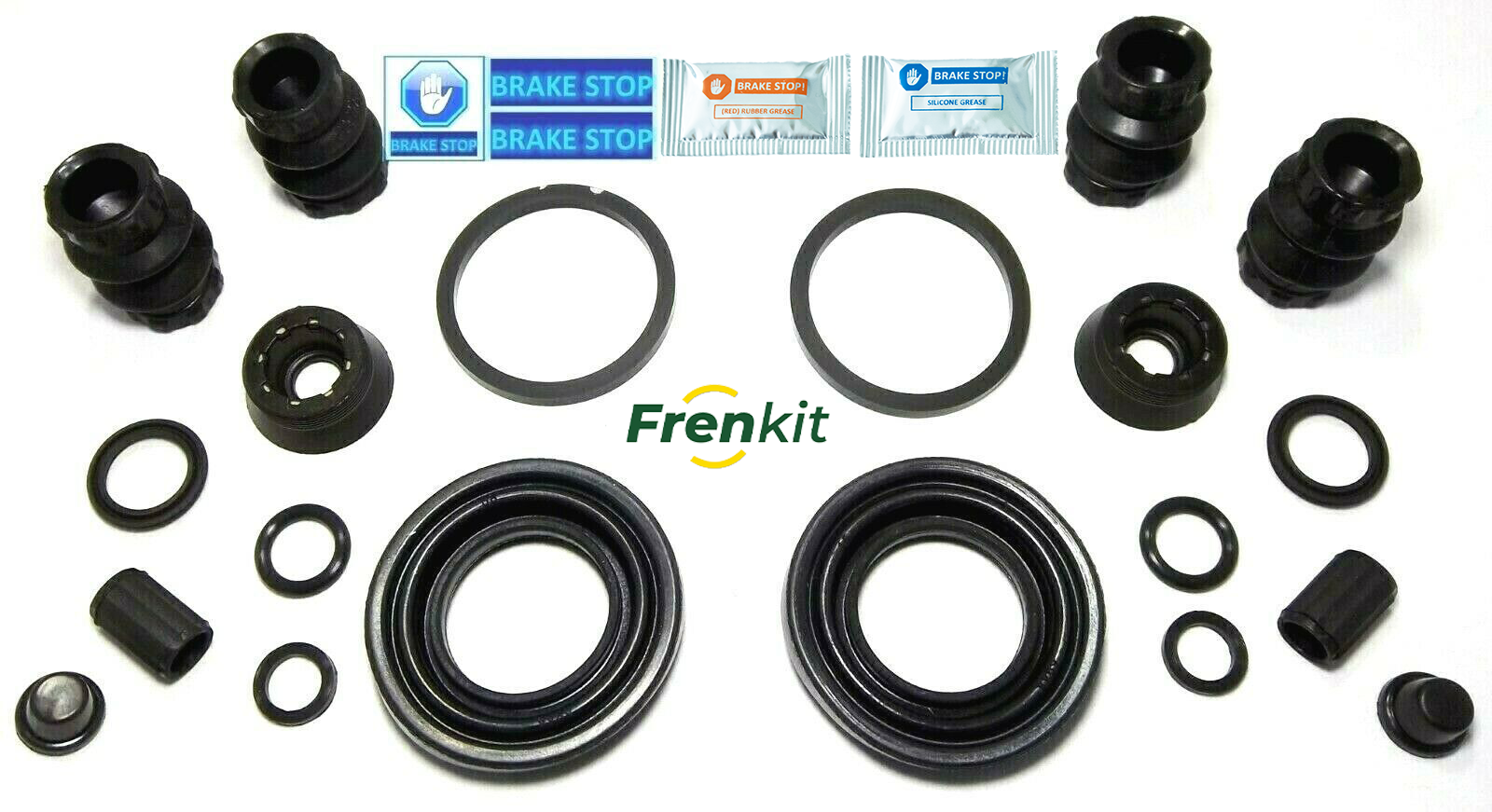 2x REAR BRAKE CALIPER REPAIR SEAL KIT FITS Mitsubishi Colt VI (Z3_A, 72_A) 34mm