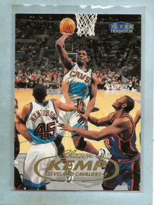 超激得，新作 1998-99 Fleer Tradition Shawn Kemp Electrifying card
