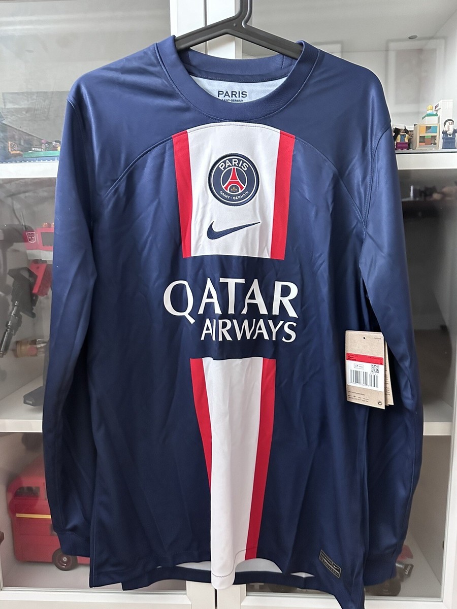 Nike Paris Saint Germain Home Shirt 2022/23 Long Sleeves Nike Paris Saint Germain Home Shirt 2022/23 Long Sleeves