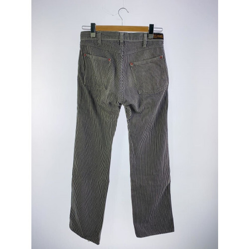 IRON HEART Bottom/Cotton/BLK/Stripe/Hickory/Double Knee VG