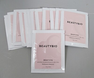 BeautyBio Bright Eyes Depuffing And Brightening Eye Gels 13 Pair NIP NWOB