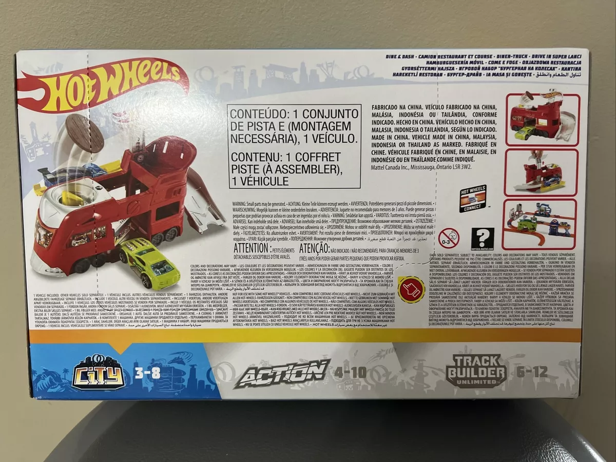 Pista Hot Wheels com Carrinho - City - Drive-Thru