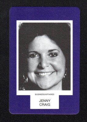 Jenny Craig Weight Loss Diet Guru 1993 Face To Face Game Card Canadian Issue