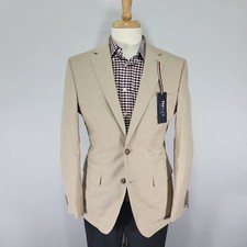Tommy Hilfiger Men's Sport Coat Blazer Two Button CONRAD Cotton Blend 40R NEW
