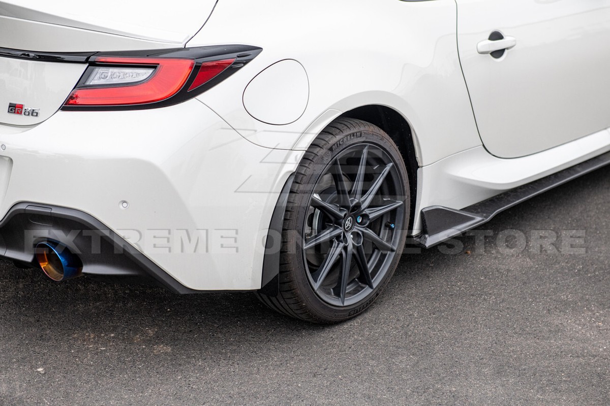 22-Up Toyota GR86 Subaru BRZ Performance Style Rear Mud Flaps Rock