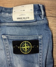 Mens Stone Island Jeans W30 L31 SK Denim Jeans 100 Genuine With Certilogo