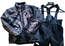 FXR CX Clutch F.A.S.T. Float Assist Insulated Youth 12 Snowmobile Jacket & Bibs