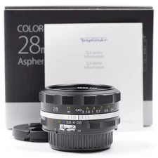 Voigtlander COLOR-SKOPAR 28mm F2.8 SL IIs for Nikon F mount [Unused] #2000j