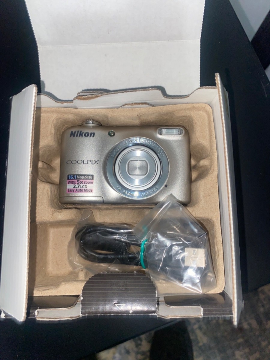 Nikon COOLPIX L27 16.1MP Digital Camera - Silver for sale online