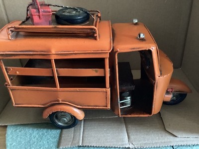 BLECHAUTO Tuk Tuk Taxi 26 cm Retro Deko Nostalgie Oldtimer Vintage