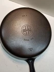 Vintage Griswold No. 7 Small Logo Skillet Late Grooved Handle 701 H Erie PA USA