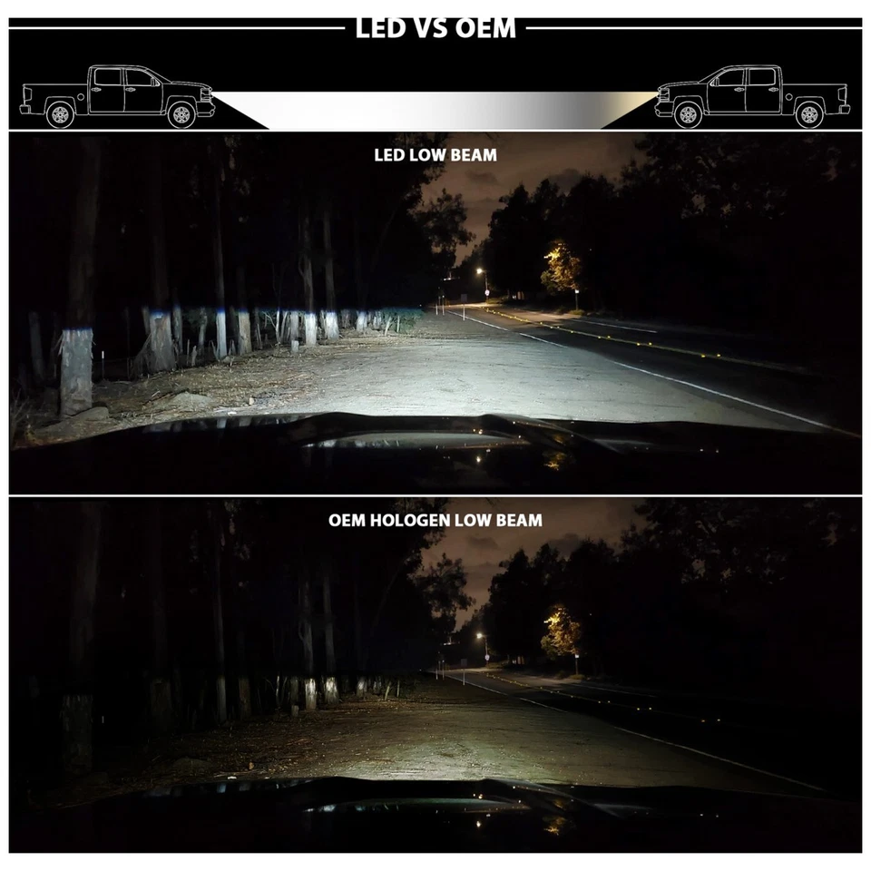 Anzo Left Right Headlight Assembly For 15-20 Chevrolet Tahoe Black Interior LED Foto 2 de 4