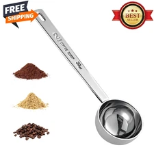 2 Tablespoon Stainless Steel Coffee Scoop - Perfect Measuring Spoon for Ground 