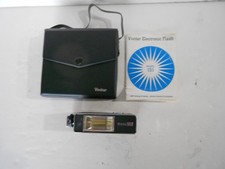 Vtg Vivitar Model 151 Electronic Flash w/Case  User Guide - Works No AC Cord 