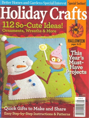 Holiday Crafts Magazine 2012 (Better Homes and Gardens Special Interest Publ...