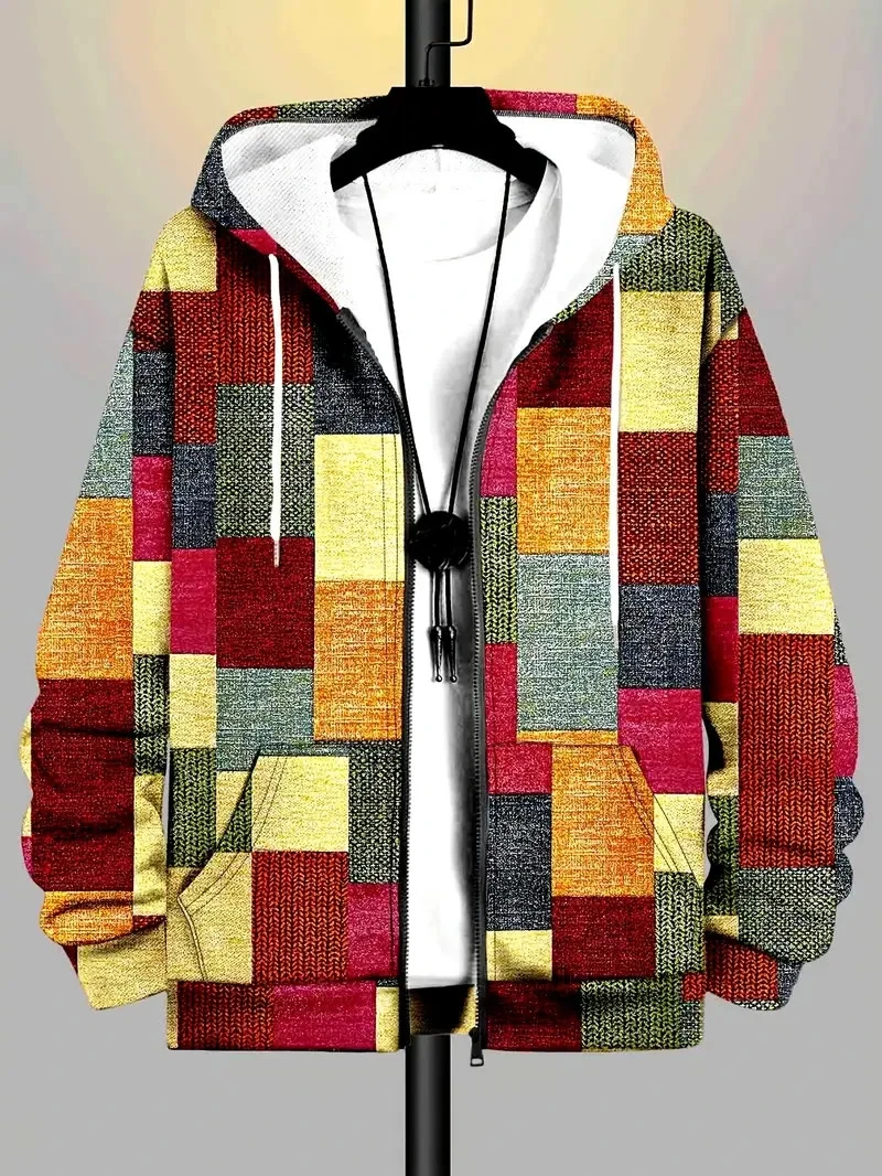 Men's Colorful Sweatshirts Hoodie sleeve oversized BIG size 4XL