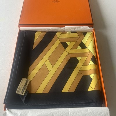 Hermes Silk Scarf, 35   Authentic