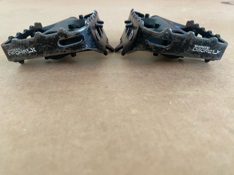 Retro Shimano Deore LX Pedals : PD-M550 : Free Post.