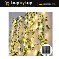 Lichterkette AußEn Solar Efeu 120 Led 12M Wetterfest 8 Modi FüR Garten Balkon