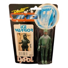 Doctor Who Dapol Action Figure - Ice Warrior (W013) 1987 - Carded Sealed