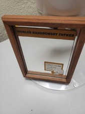 Ziggy Framed Mirror World's Handsomest Father 1970s Ziggy Framed Mirror World's Handsomest Father 1970s