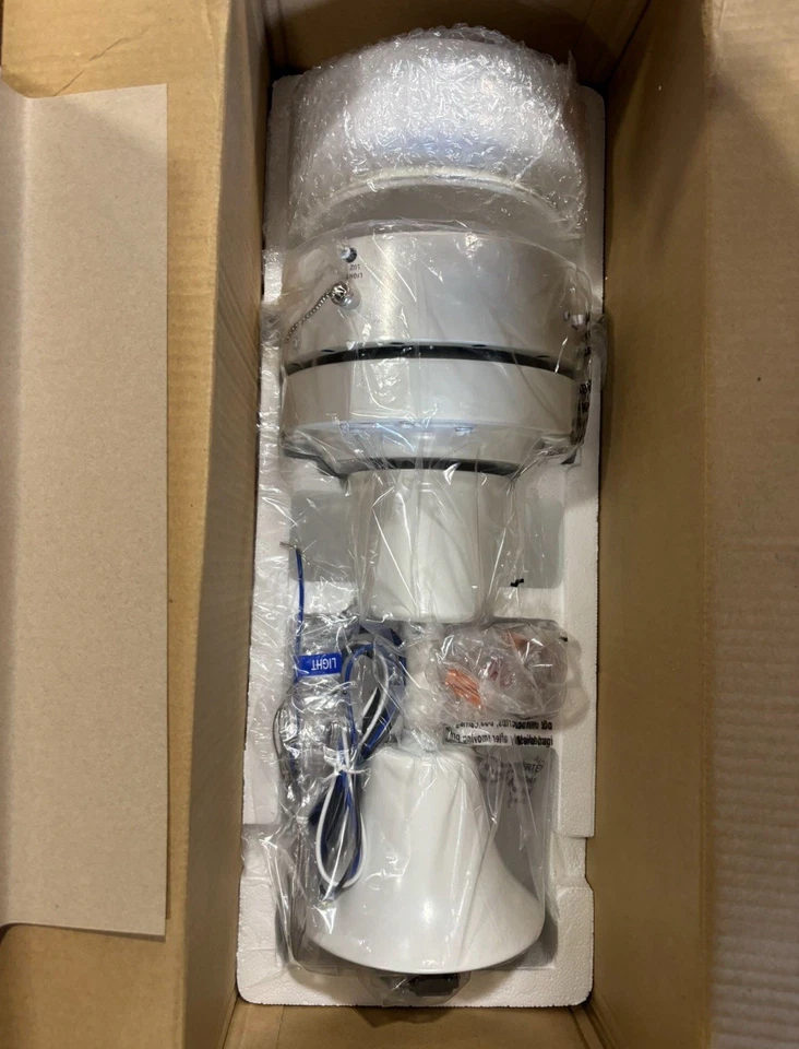 Craftmade Connery 48in LED Indoor Ceiling Fan in White& Light, Reversible Blades - Image 3 of 4