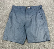Hurley x Nike Shorts Men's 30 Blue Casual Atheltic Stretch Chino Drifit