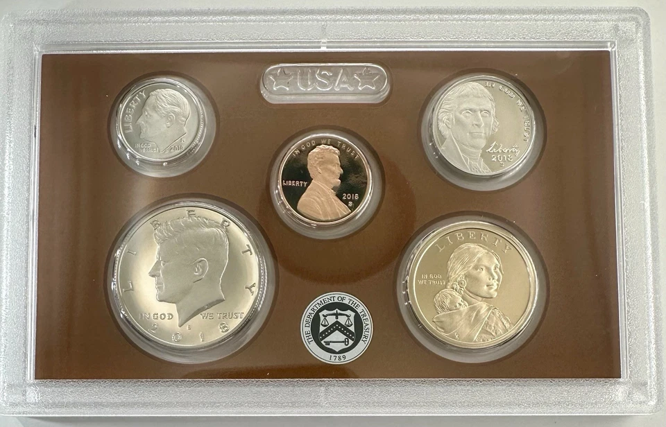 2018-S U.S. Mint Proof Set – 10 Coins – San Francisco – w/ Box & COA - Image 2 of 4