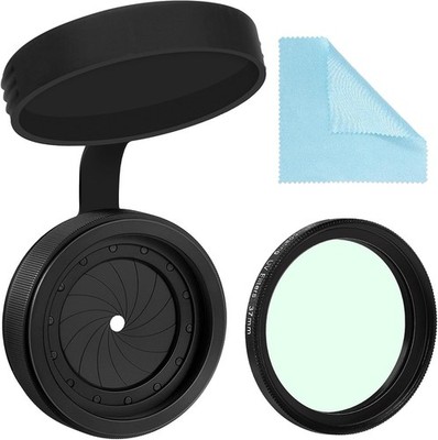 Adjustable Iris Aperture Diaphragm M30 M37 Adapter Ring for PVS-14 Optical Iris