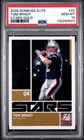2009 Tom Brady Donruss Elite Stars Gold SP /899 PSA 10 New England Patriots