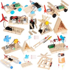 465PCS DC Motor Kit STEM Mini Electric Medium to Large, Lots of Colors.