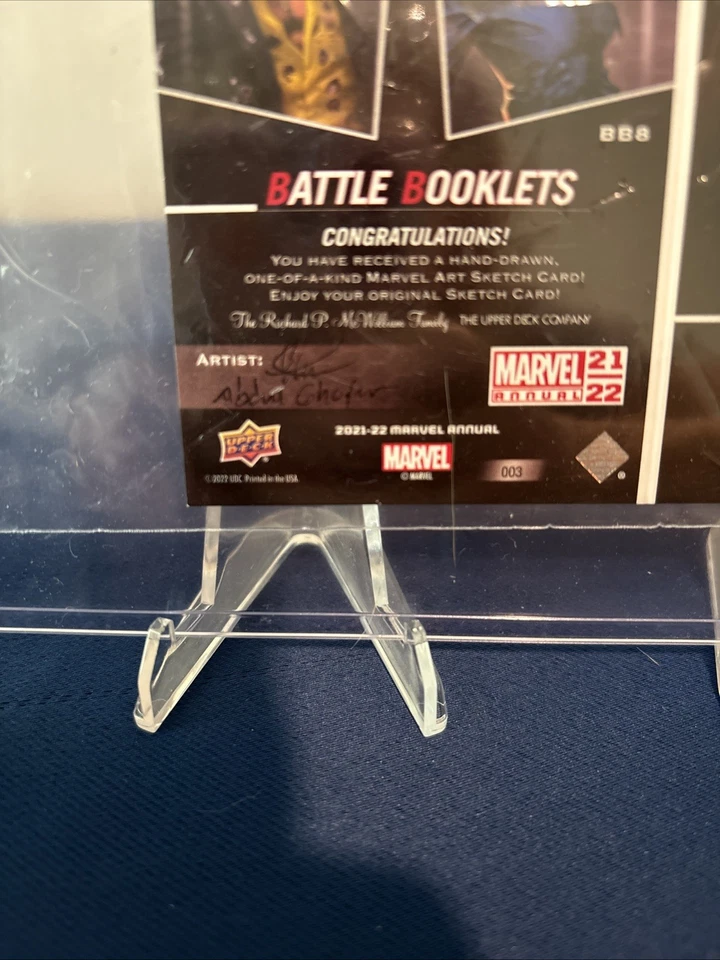 2021-22 Marvel Annual Battle Booklet Luke Cage V Jessica Jones By Abdul Ghofer - Image 3 of 3