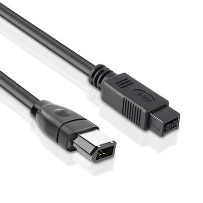 9 pin to 6 pin High Speed Firewire Cable iLink DV Cable Firewire 800 to ...