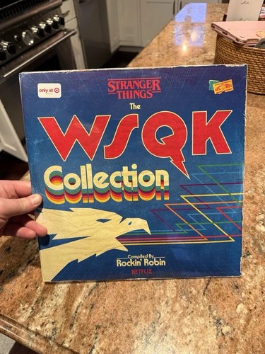 WSQK Collection Stranger Things Rockin’ Robin, Target Ex Red Vinyl LP New Sealed