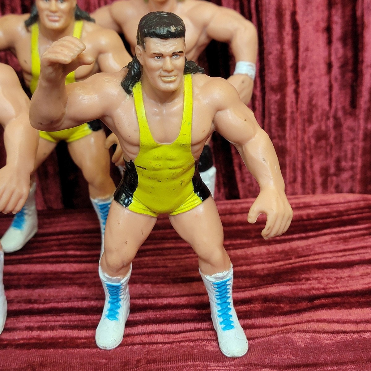 11X LOT 1990 WCW WWF Galoob 4.5” Action Figures Play Wear USED