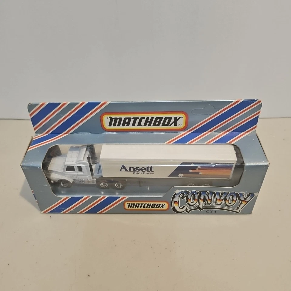 Matchbox Macau Convoy CY-16 Scania Double Container "ANSETT Freight", boxed - Image 3 of 4