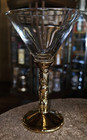 Gold - Trader Vic’s Ceramic Tiki Stem Cocktail Martini Mai Tai ONE GLASS — photo 1