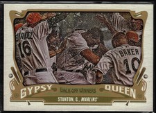 Giancarlo Stanton 2015 Topps Gypsy Queen #GWO-3 Walk-Off Winners Miami Marlins